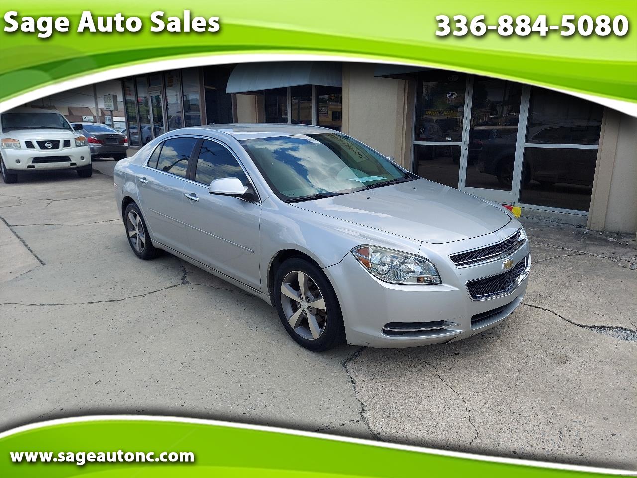 Used 2012 Chevrolet Malibu 2LT for Sale in High Point NC 27260 Sage