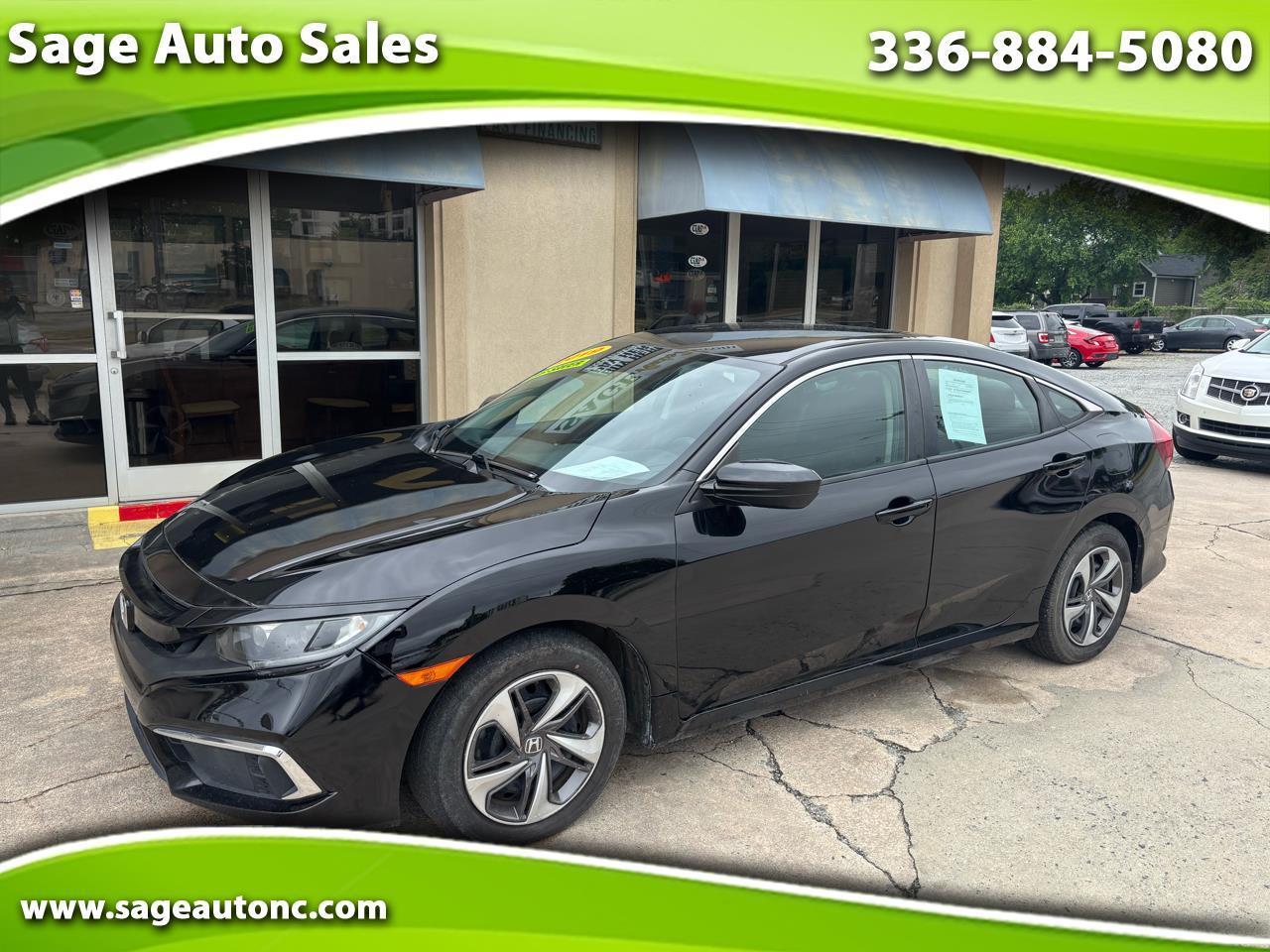 Honda Civic LX Honda Sensing Sedan CVT 2019