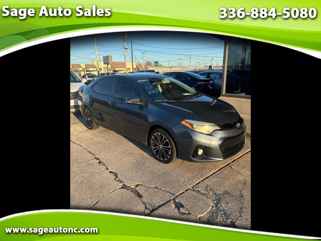 2016 Toyota Corolla S Plus