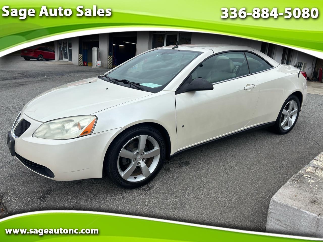 Pontiac G6 GT Convertible 2009