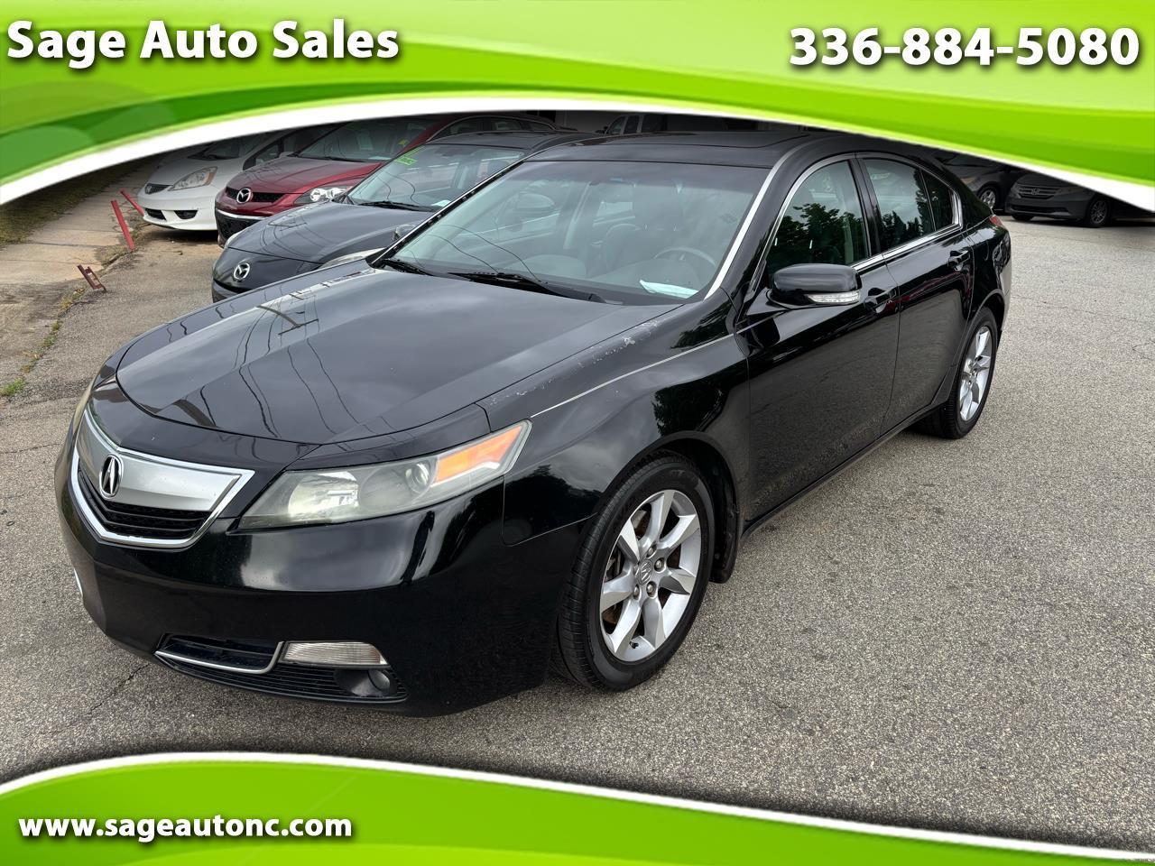 Acura TL 6-Speed AT with Tech Package and 18-In. WP 2012