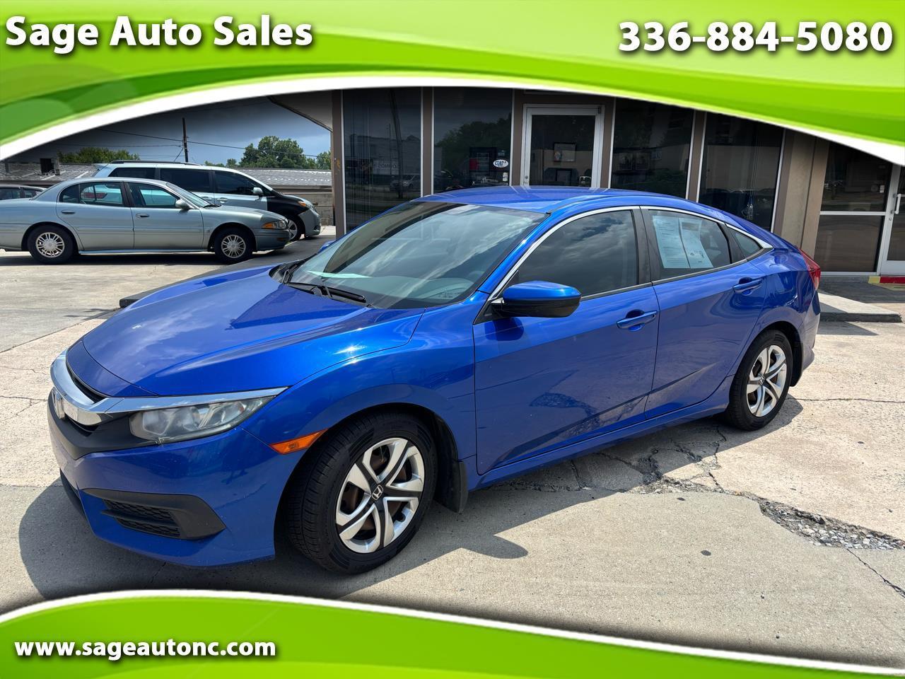 Honda Civic LX Sedan CVT 2017