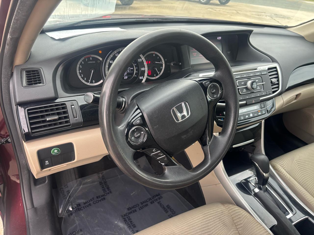 Honda Accord LX Sedan CVT 2016