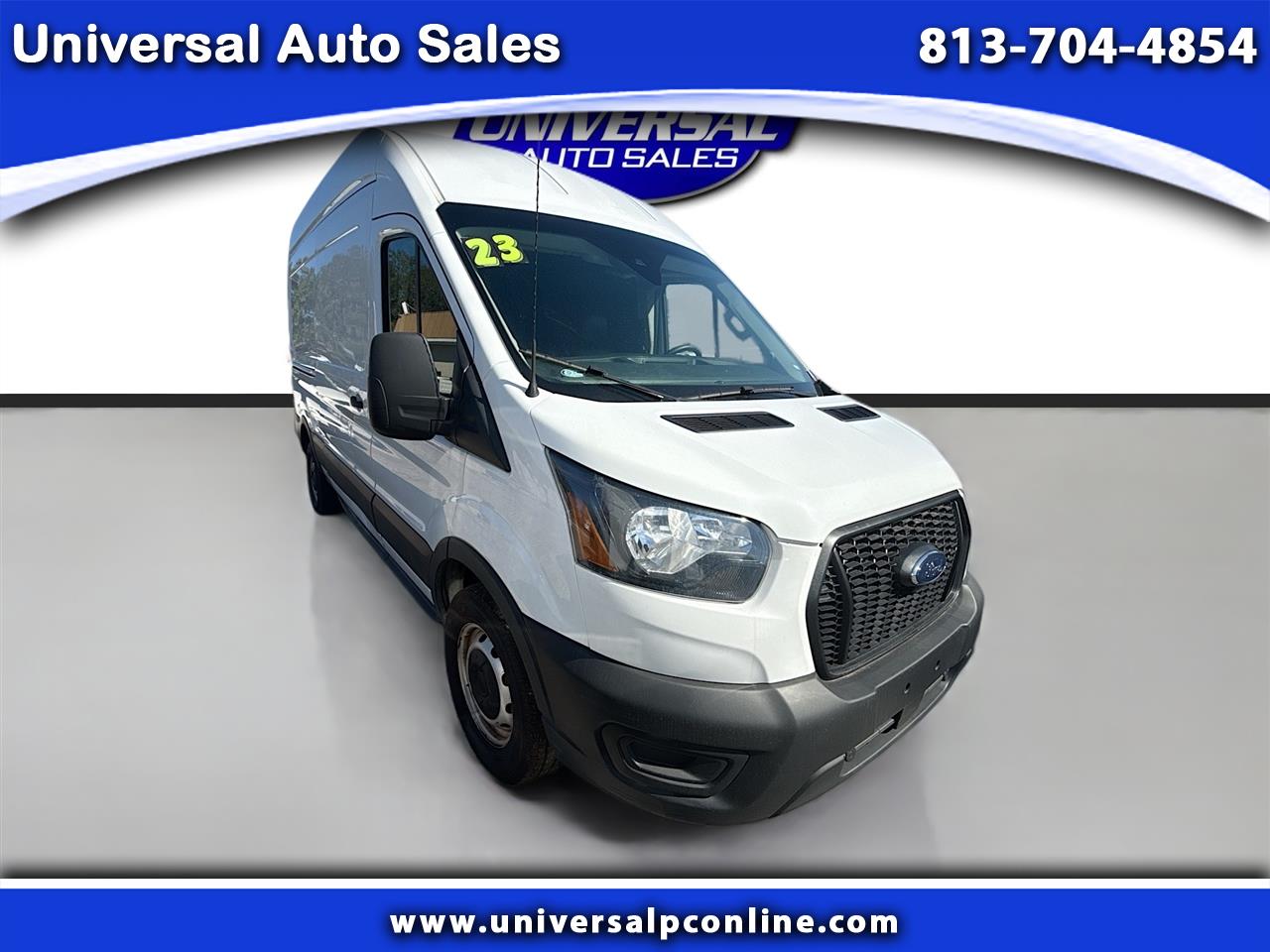 2023 Ford Transit Cargo Van T-250 148" Hi Rf 9070 GVWR RWD
