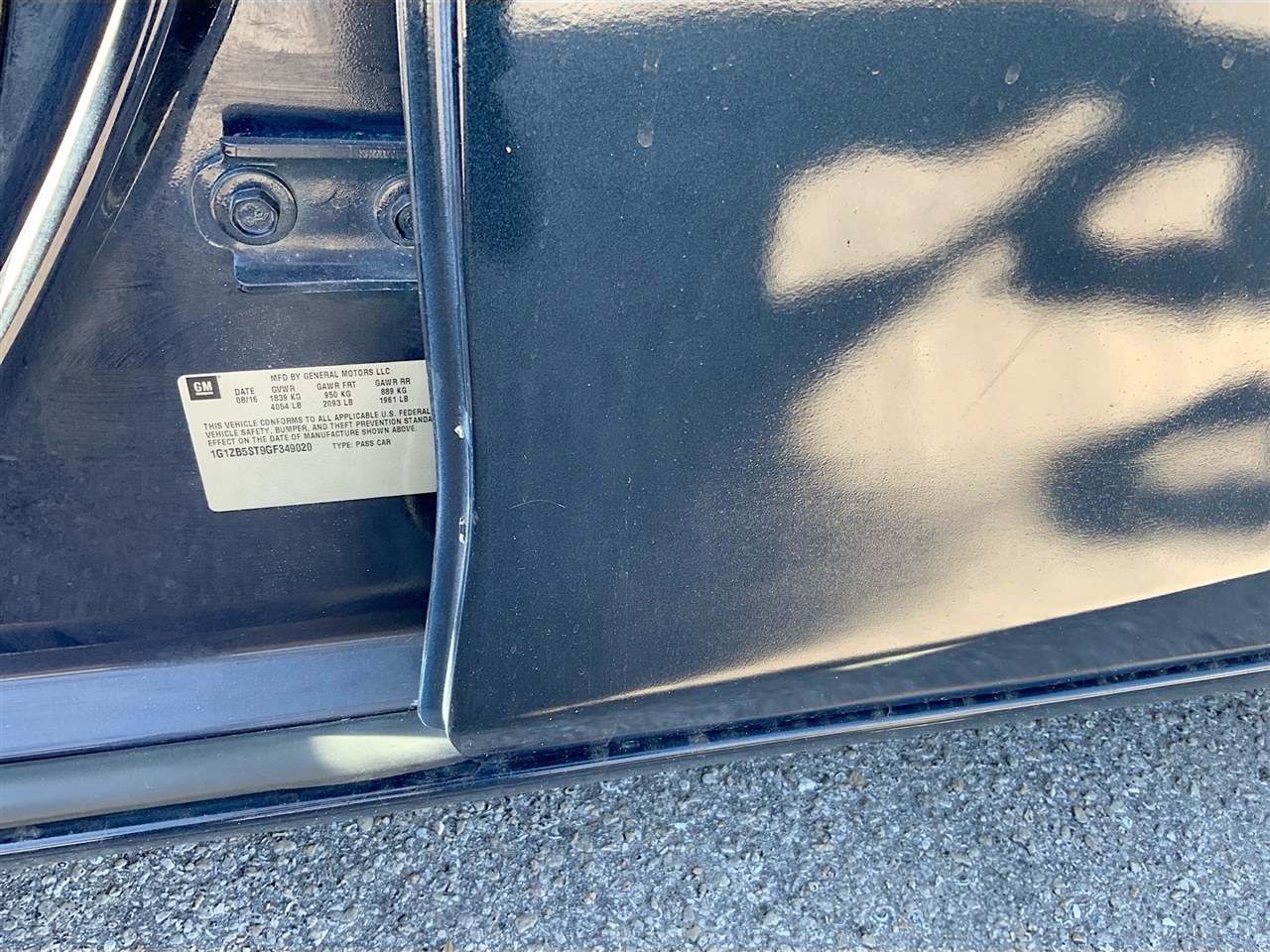 Chevrolet Malibu 4dr Sdn LS w/1LS 2016