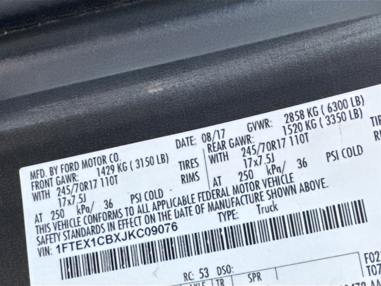 Ford F-150 XLT 2WD SuperCab 6.5' Box 2018