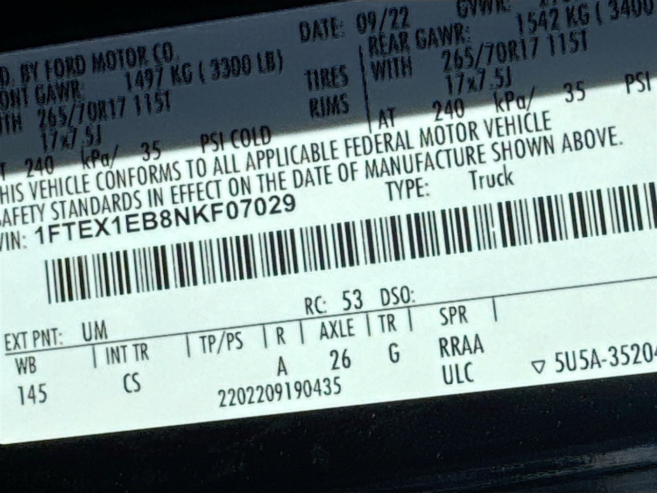 Ford F-150 XLT 4WD SuperCab 6.5' Box 2022