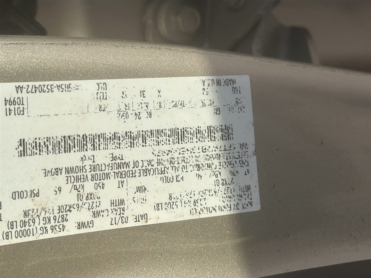 Ford Super Duty F-250 SRW King Ranch 4WD Crew Cab 8' Box 2017