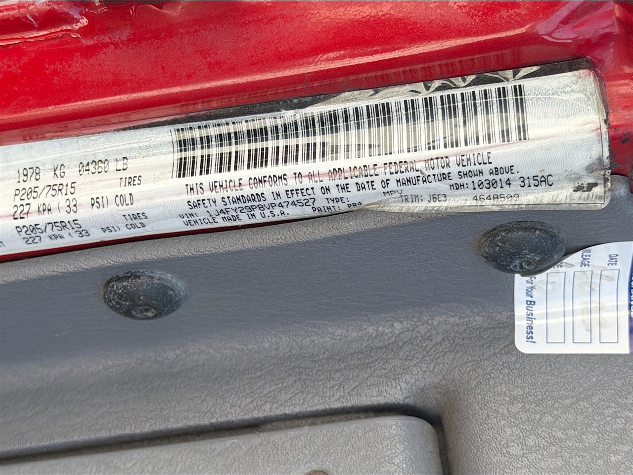 Jeep Wrangler 2dr SE 1997