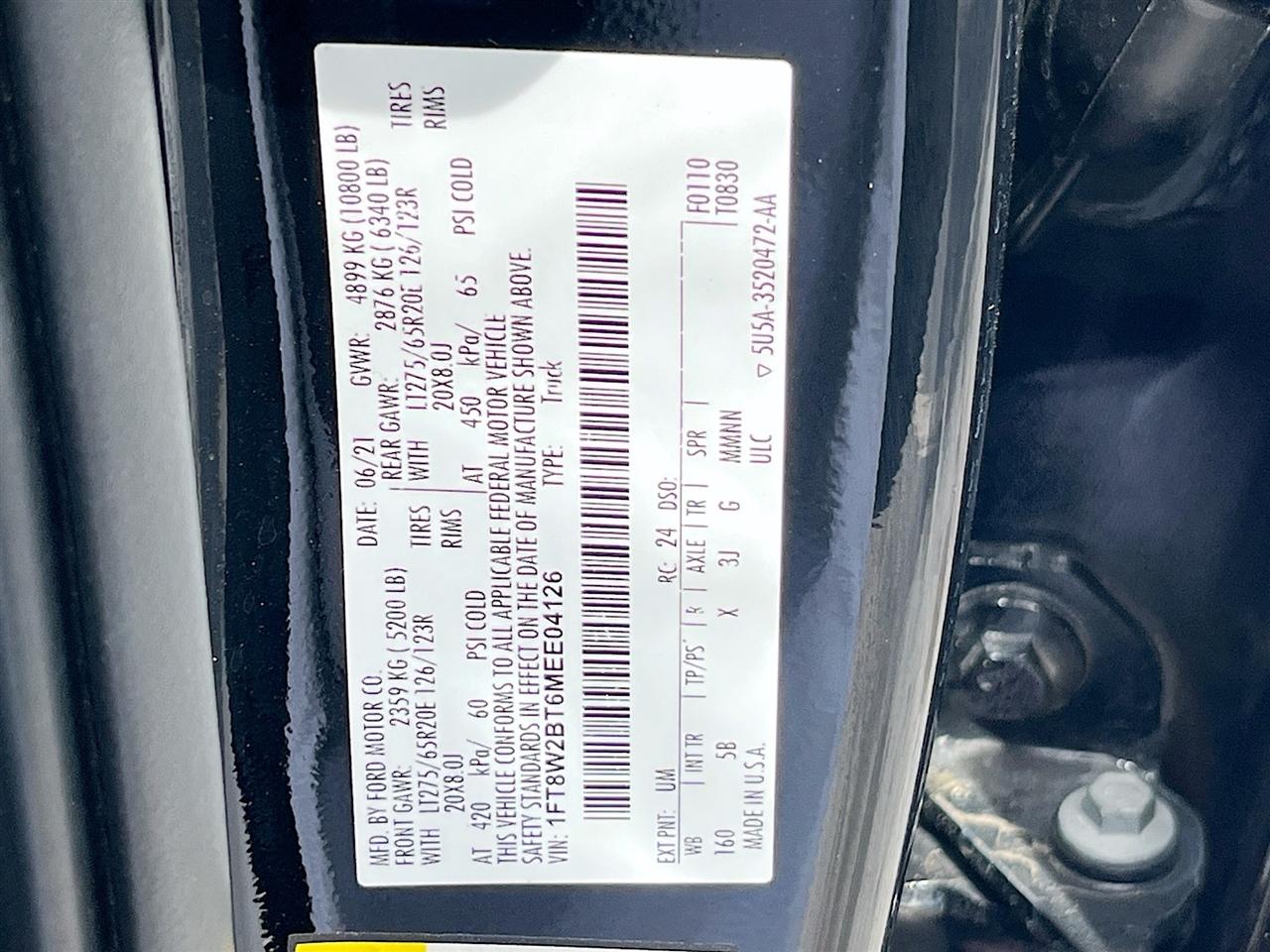 Ford Super Duty F-250 SRW King Ranch 4WD Crew Cab 8' Box 2021