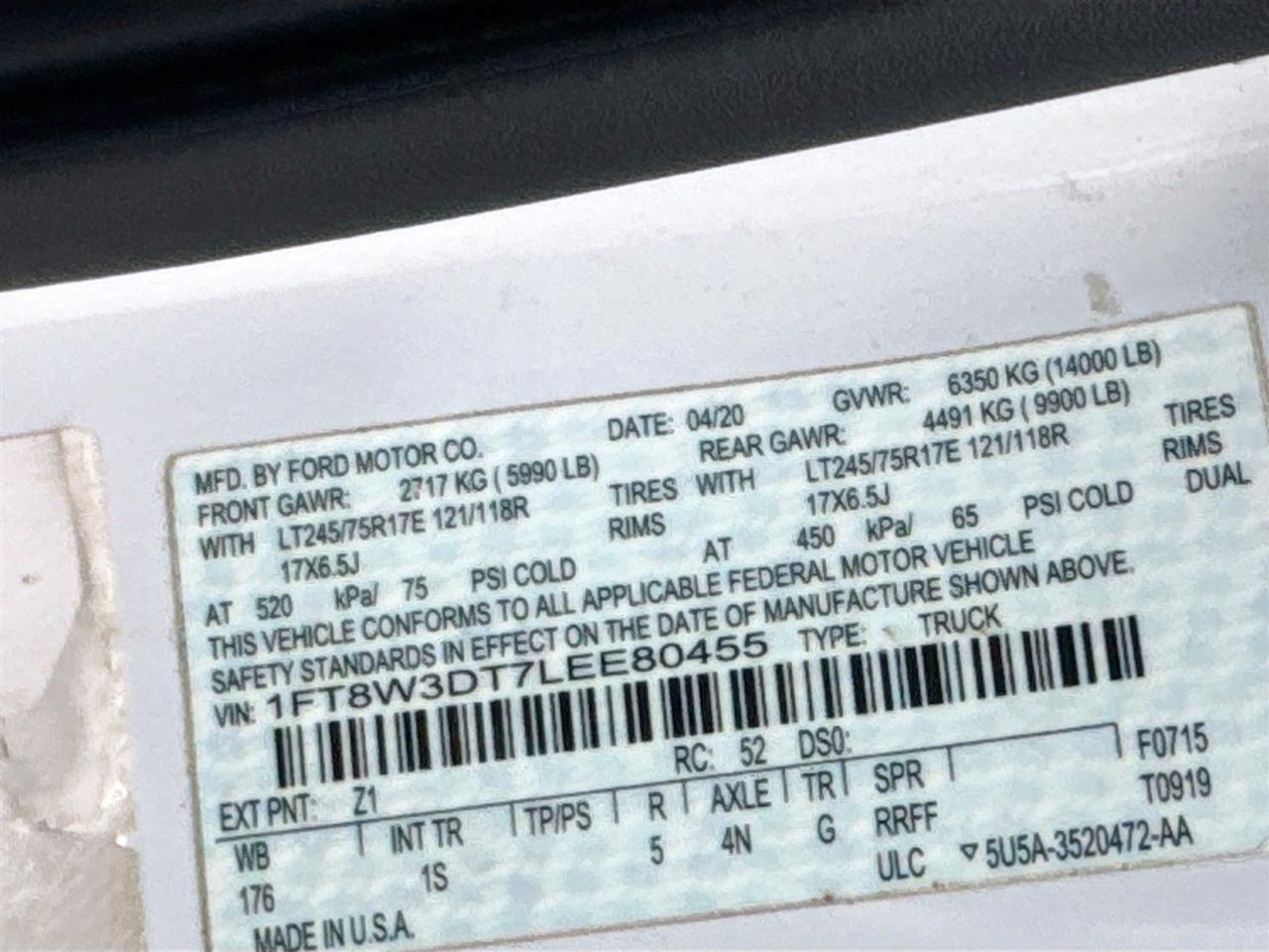 Ford Super Duty F-350 DRW King Ranch 4WD Crew Cab 8' Box 2020