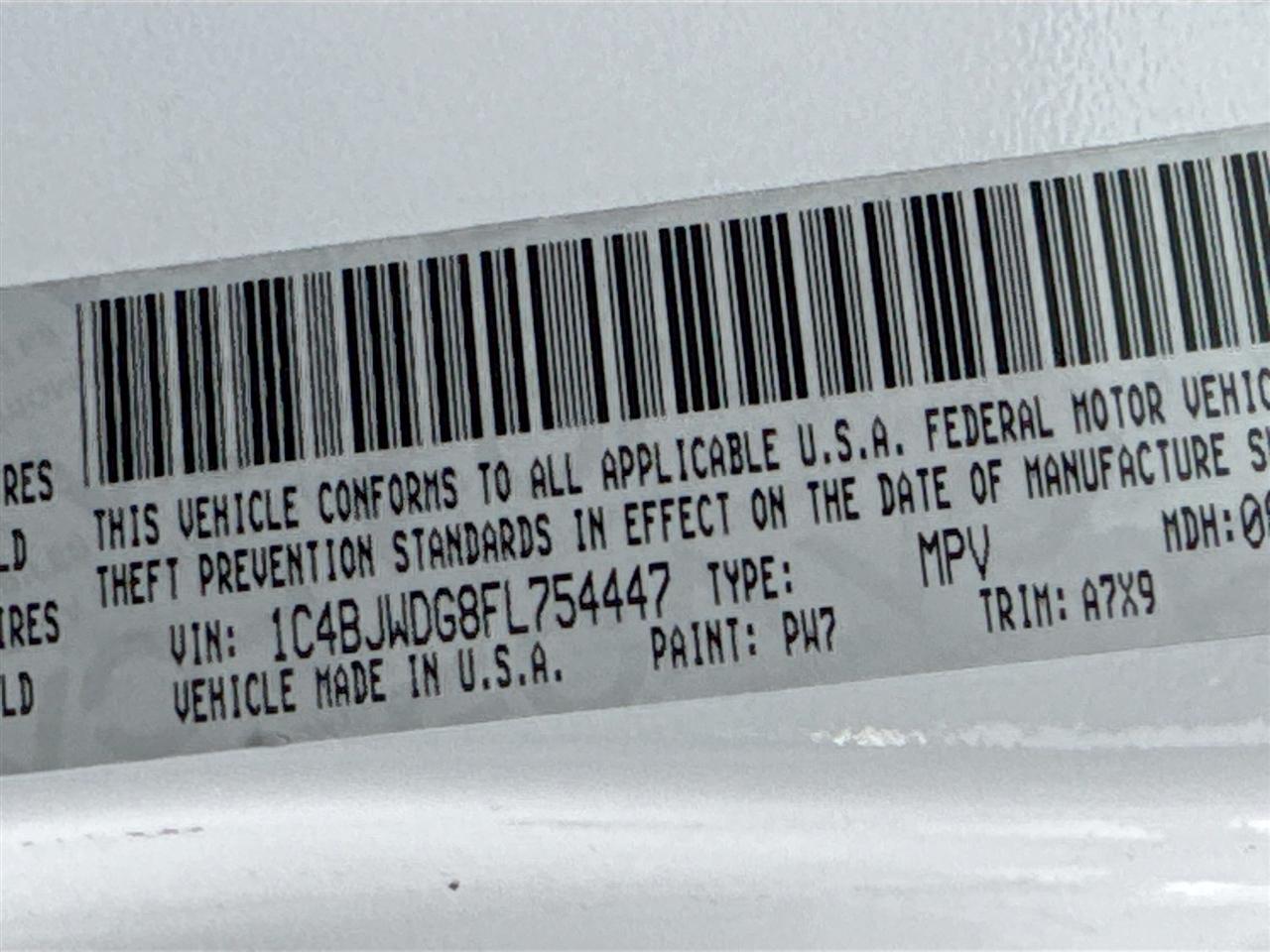 Jeep Wrangler Unlimited 4WD 4dr Sport 2015