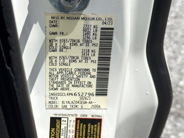 Nissan Frontier King Cab 4x2 S Auto 2023