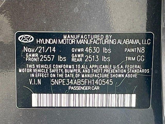 Hyundai Sonata 4dr Sdn 2.0T Limited 2015