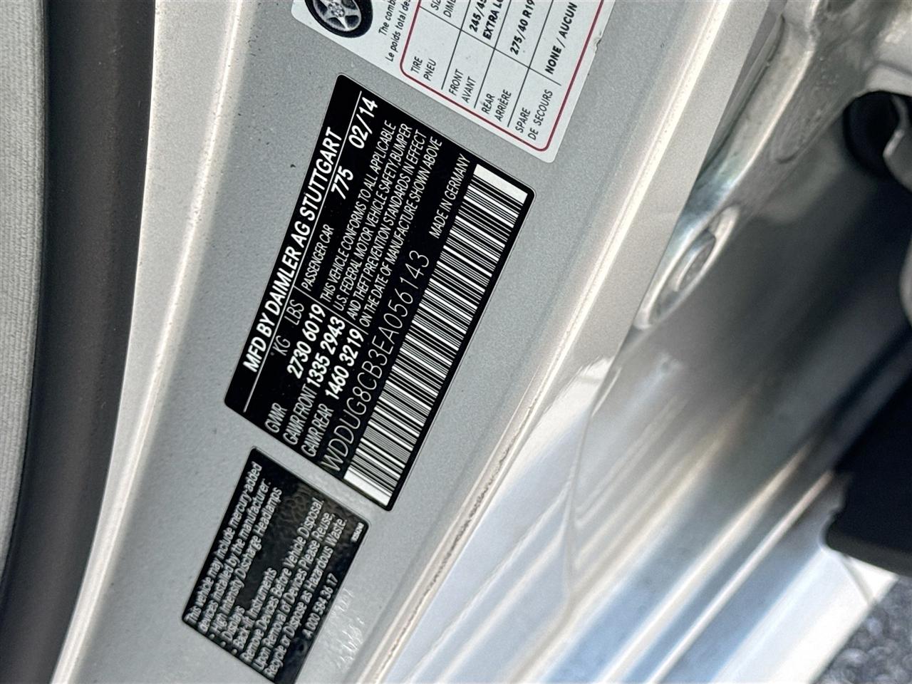 Mercedes-Benz S-Class 4dr Sdn S 550 RWD 2014