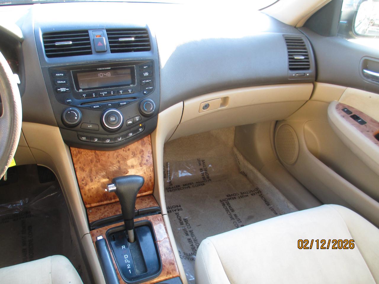 Honda Accord EX Sedan AT with Side Curtain Airbags 2004