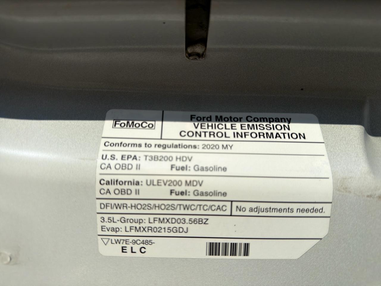 Ford Transit 350 Van HD High Roof w/Dual Slide 148-in. WB EL 2020