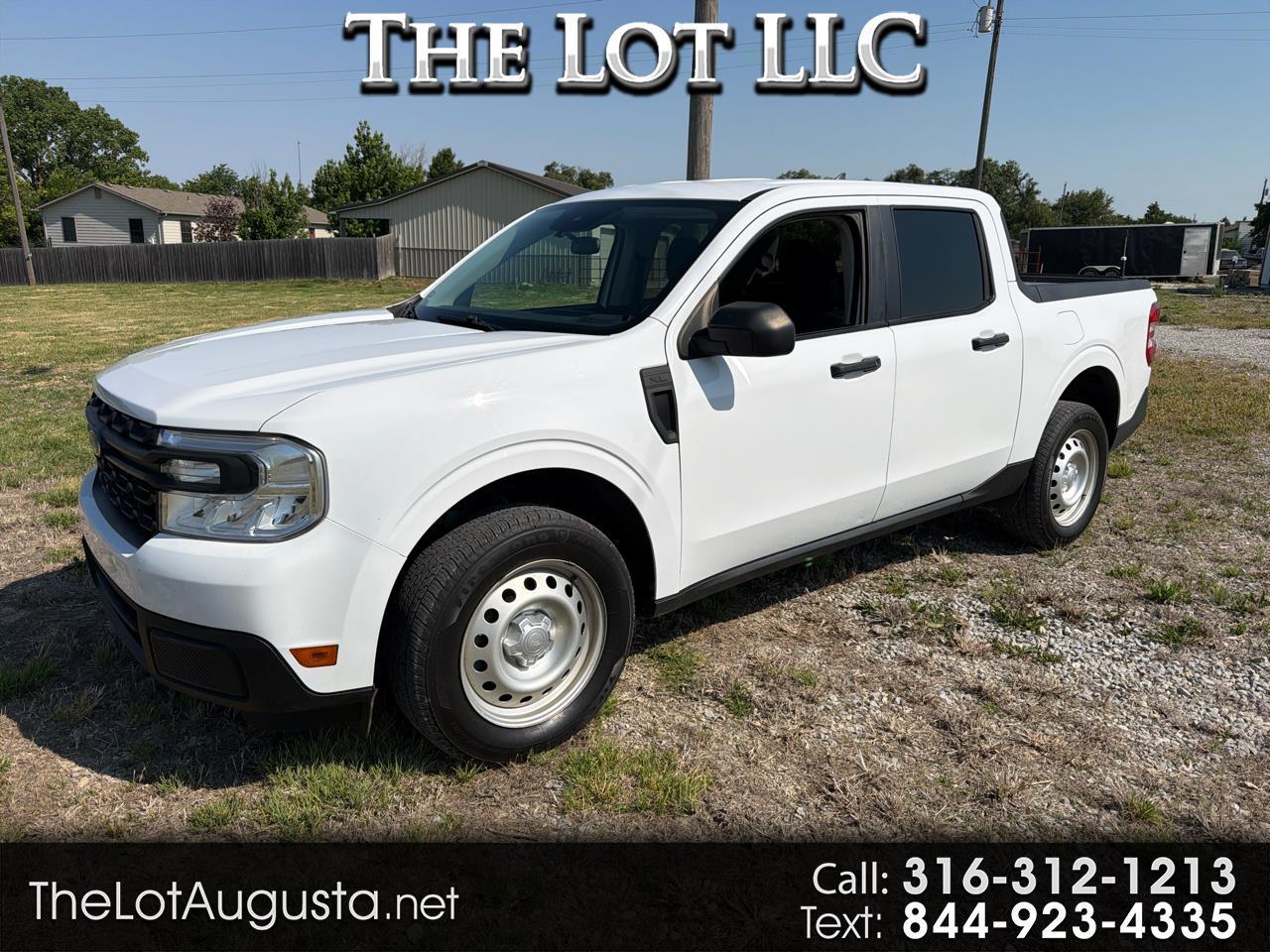 White 2022 Ford Maverick Pickup Truck Front-Wheel Drive Automatic