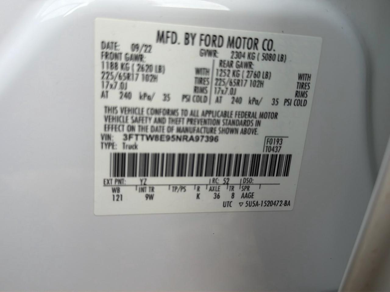 Ford Maverick XL 2022