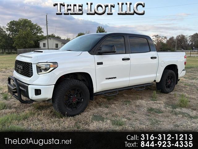 White 2019 Toyota Tundra Pickup Truck Four-Wheel Drive Automatic