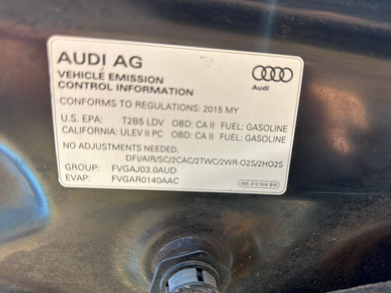 Audi SQ5 3.0T Premium Plus quattro 2015