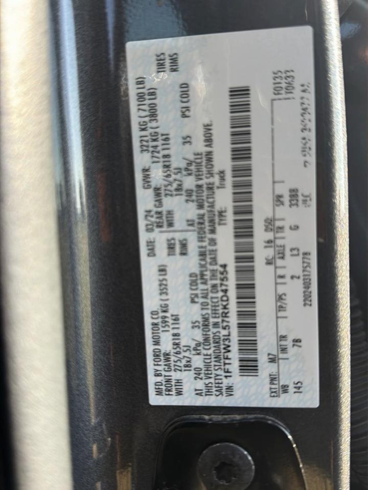 Ford F-150 FX4 SuperCrew Short Box 2024