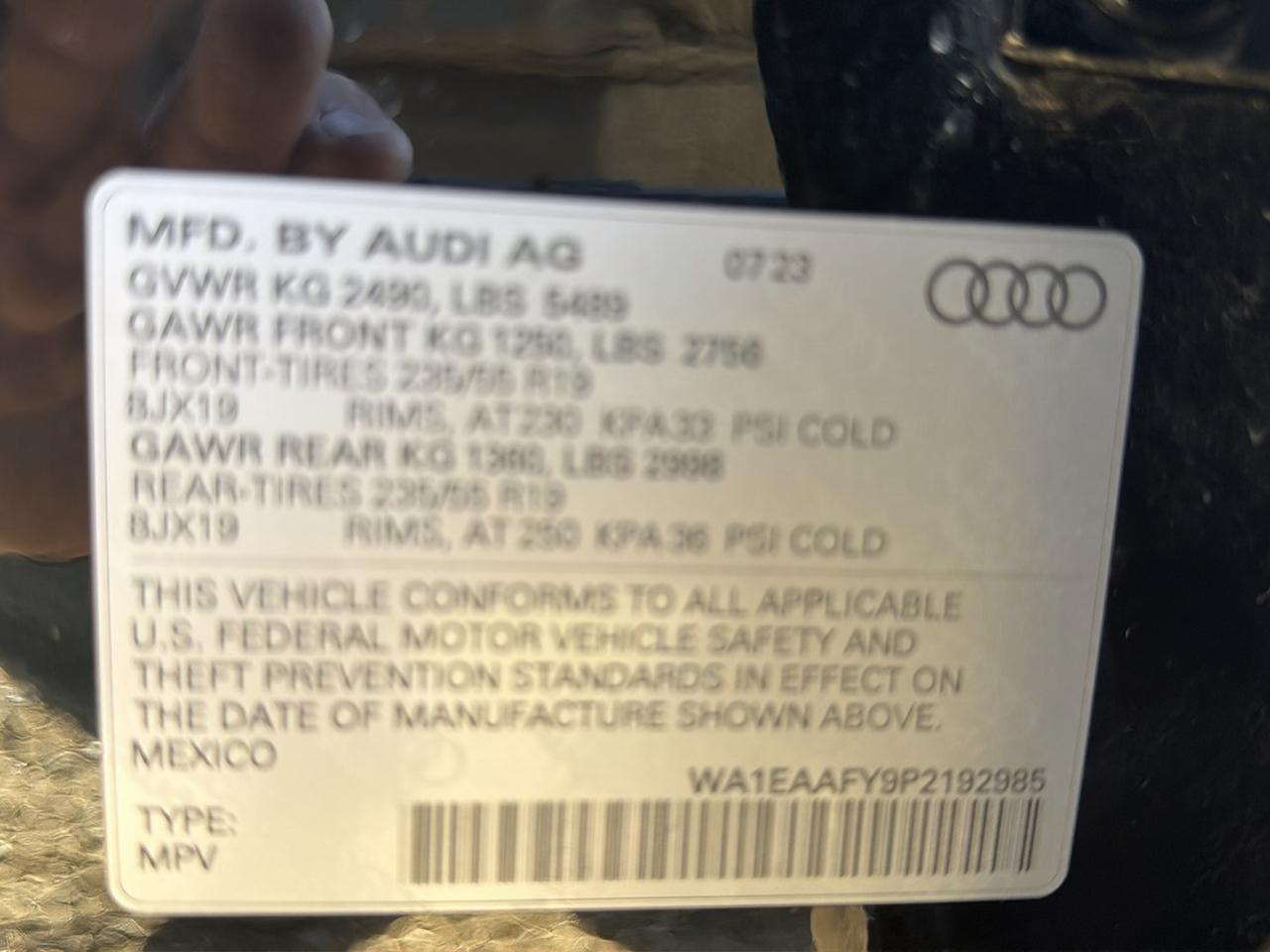 Audi Q5 2.0T Progressiv quattro 2023