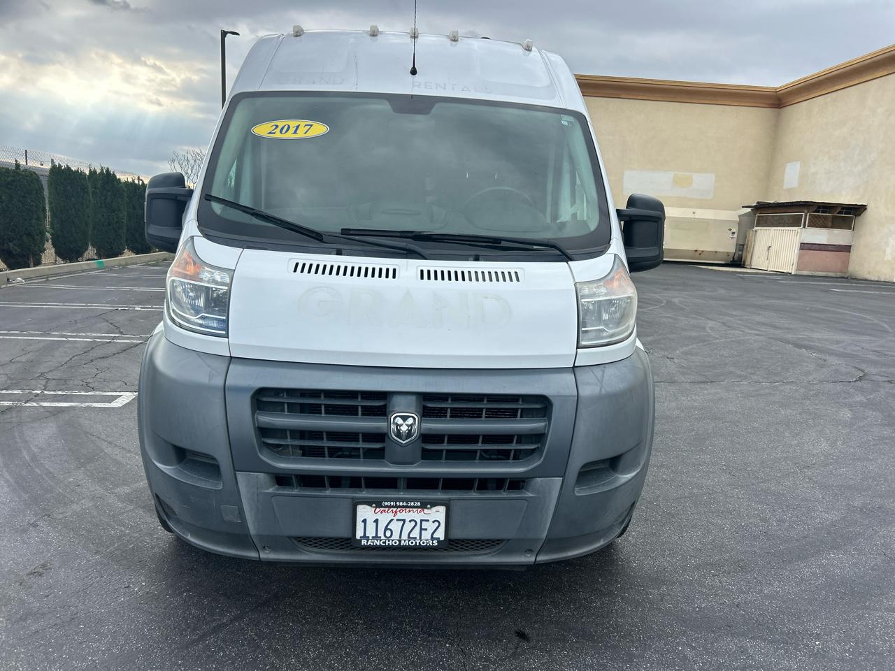RAM ProMaster Cargo Van 1500 High Roof 136" WB 2017