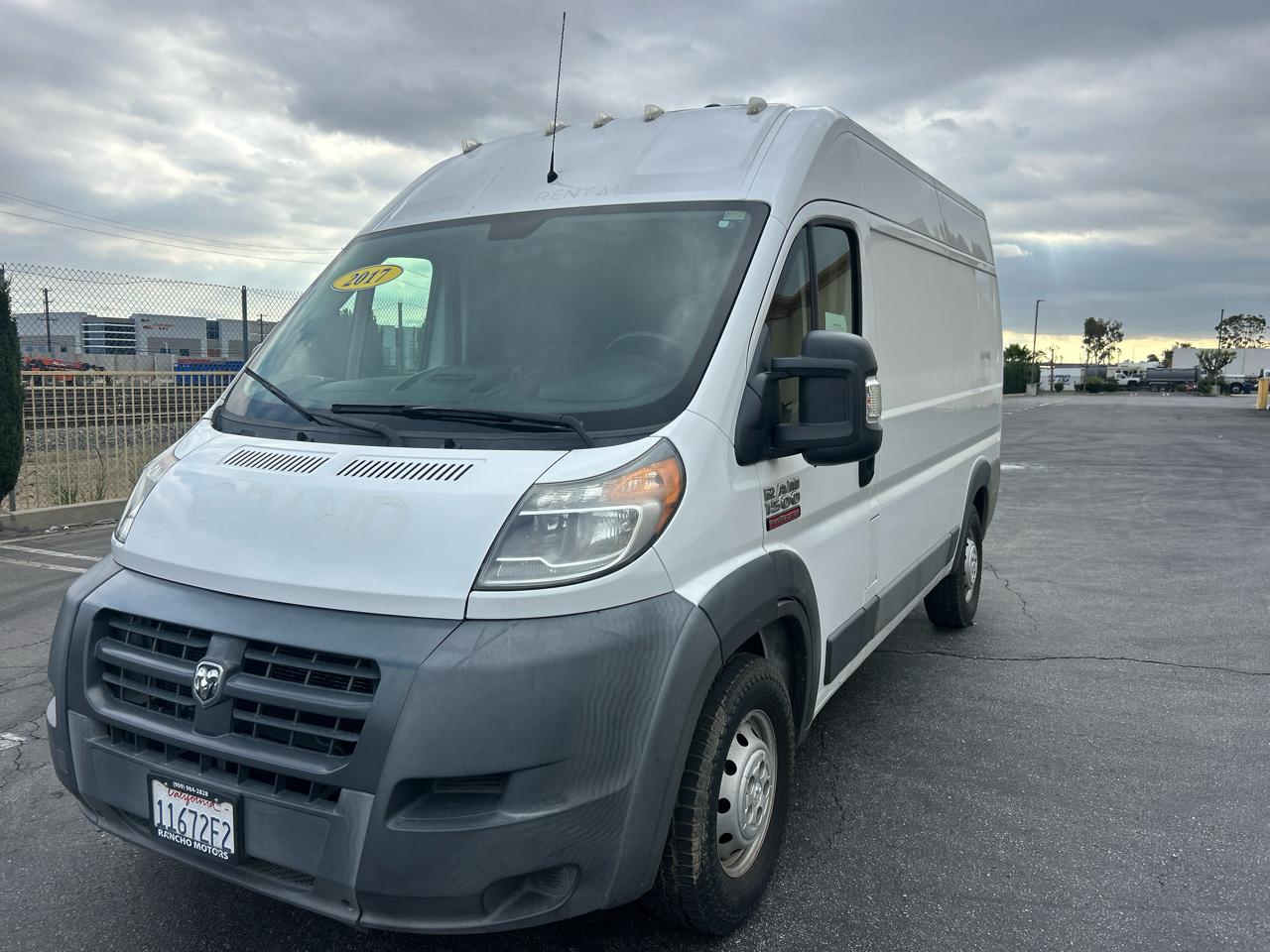 RAM ProMaster Cargo Van 1500 High Roof 136" WB 2017