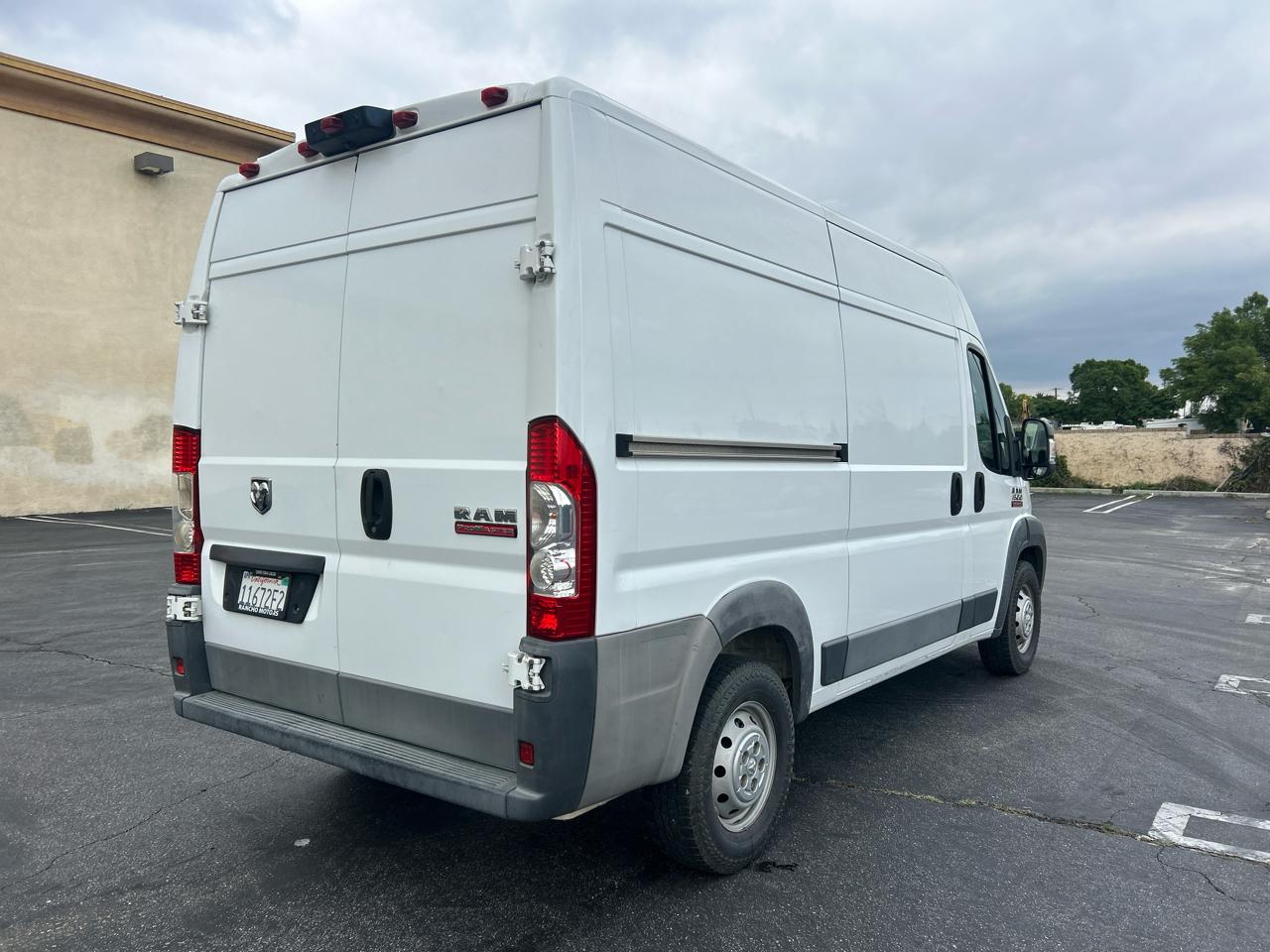 RAM ProMaster Cargo Van 1500 High Roof 136" WB 2017