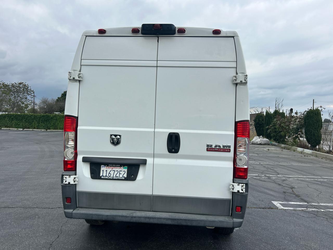 RAM ProMaster Cargo Van 1500 High Roof 136" WB 2017