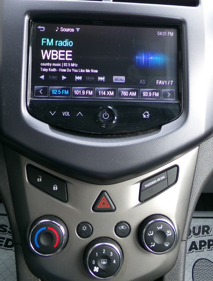 Chevrolet Sonic 5dr HB Auto LT 2013