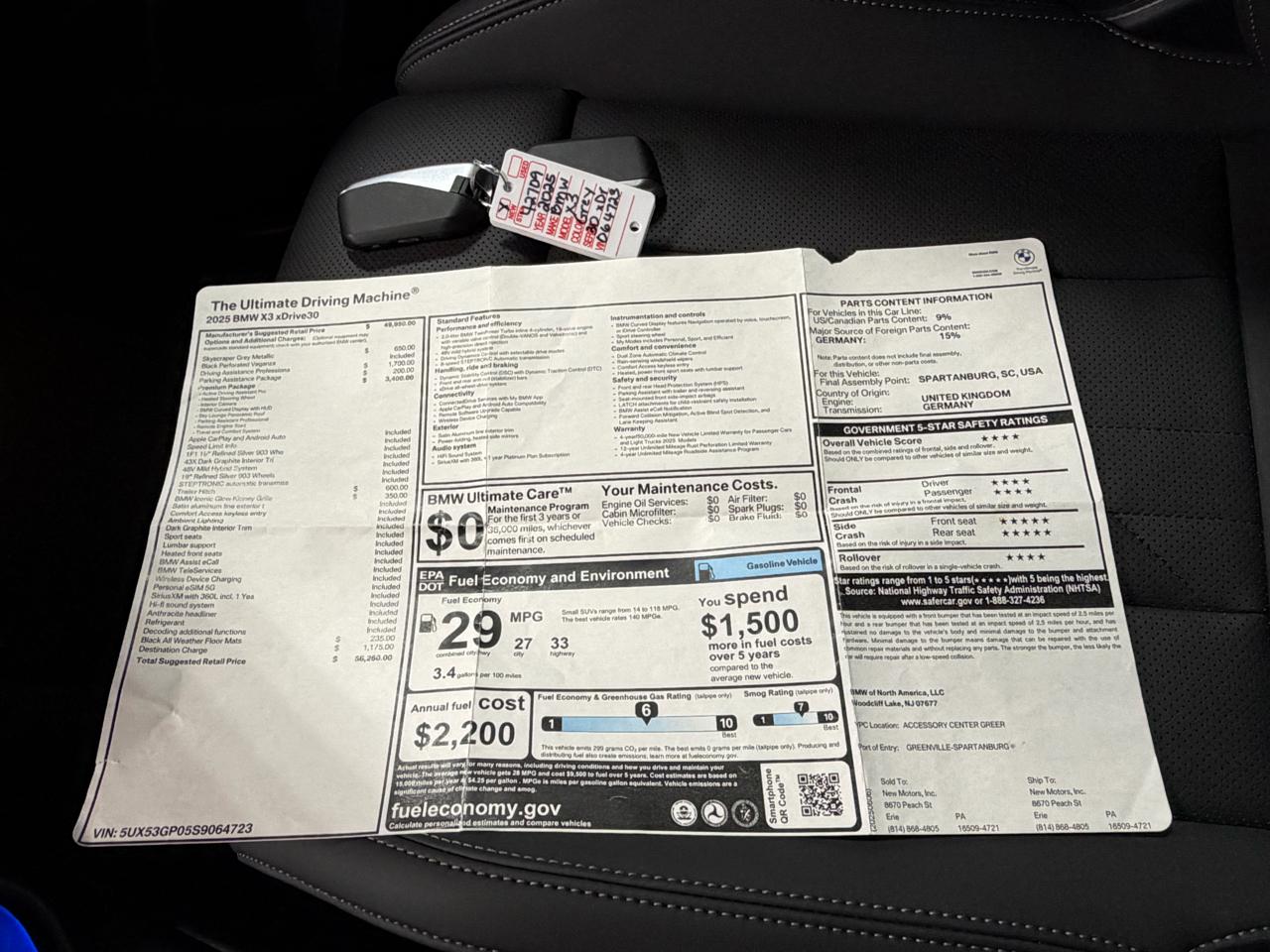 BMW X3 xDrive30 2025