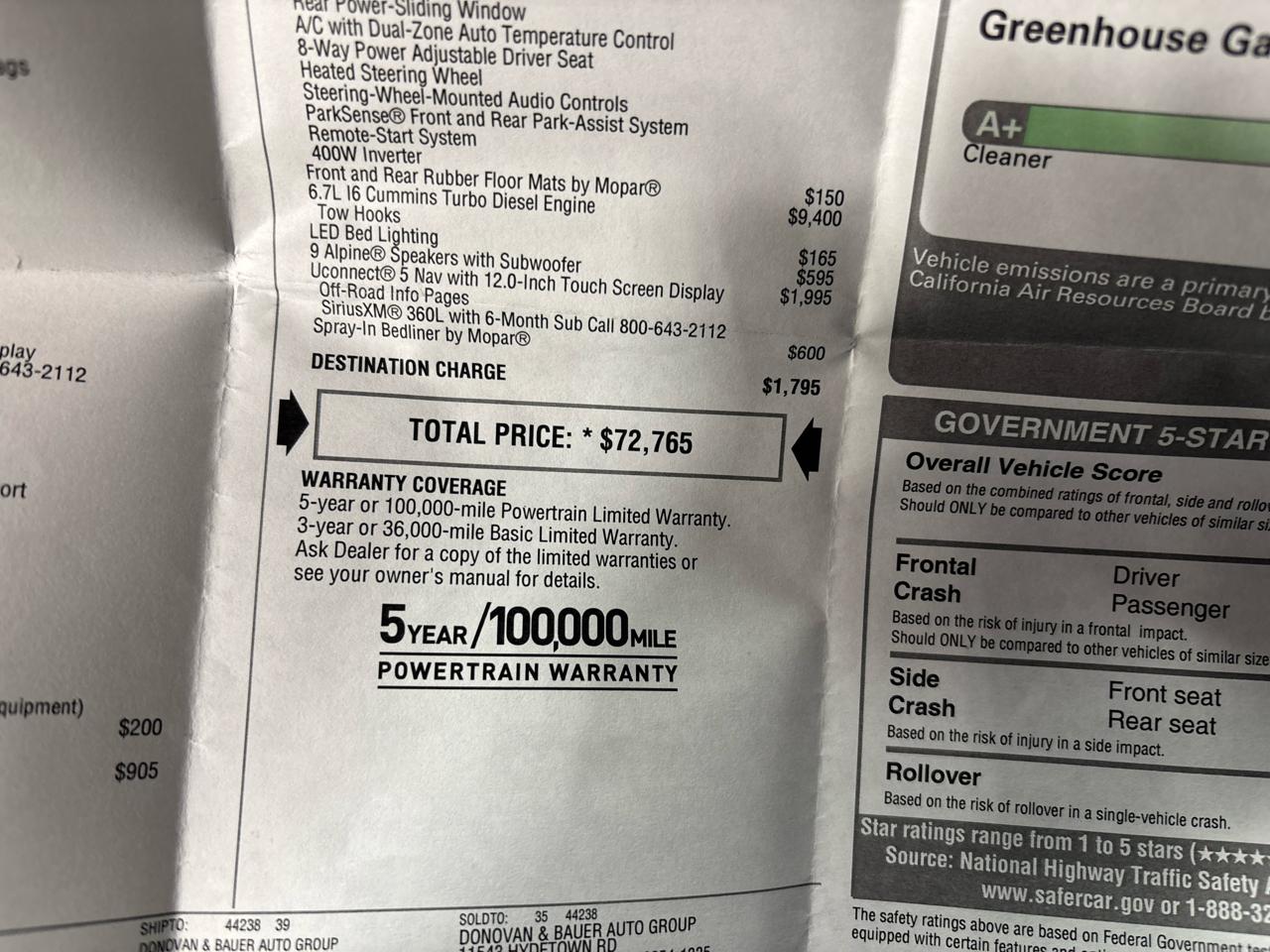 RAM 2500 4WD Crew Cab 149" Big Horn 2022