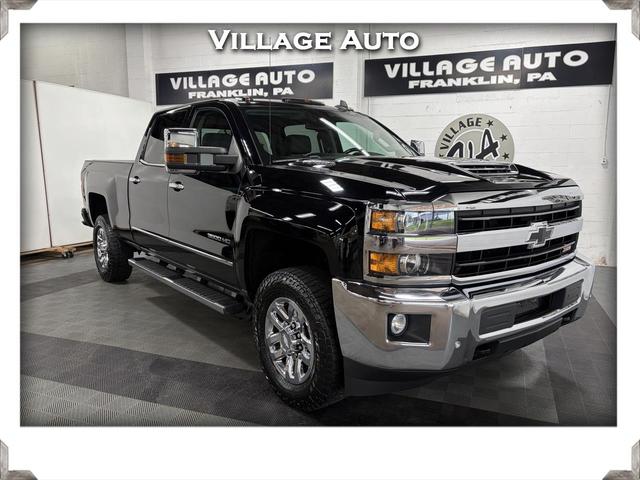 Black 2019 Chevrolet Silverado 3500HD Pickup Truck Four-Wheel Drive Automatic