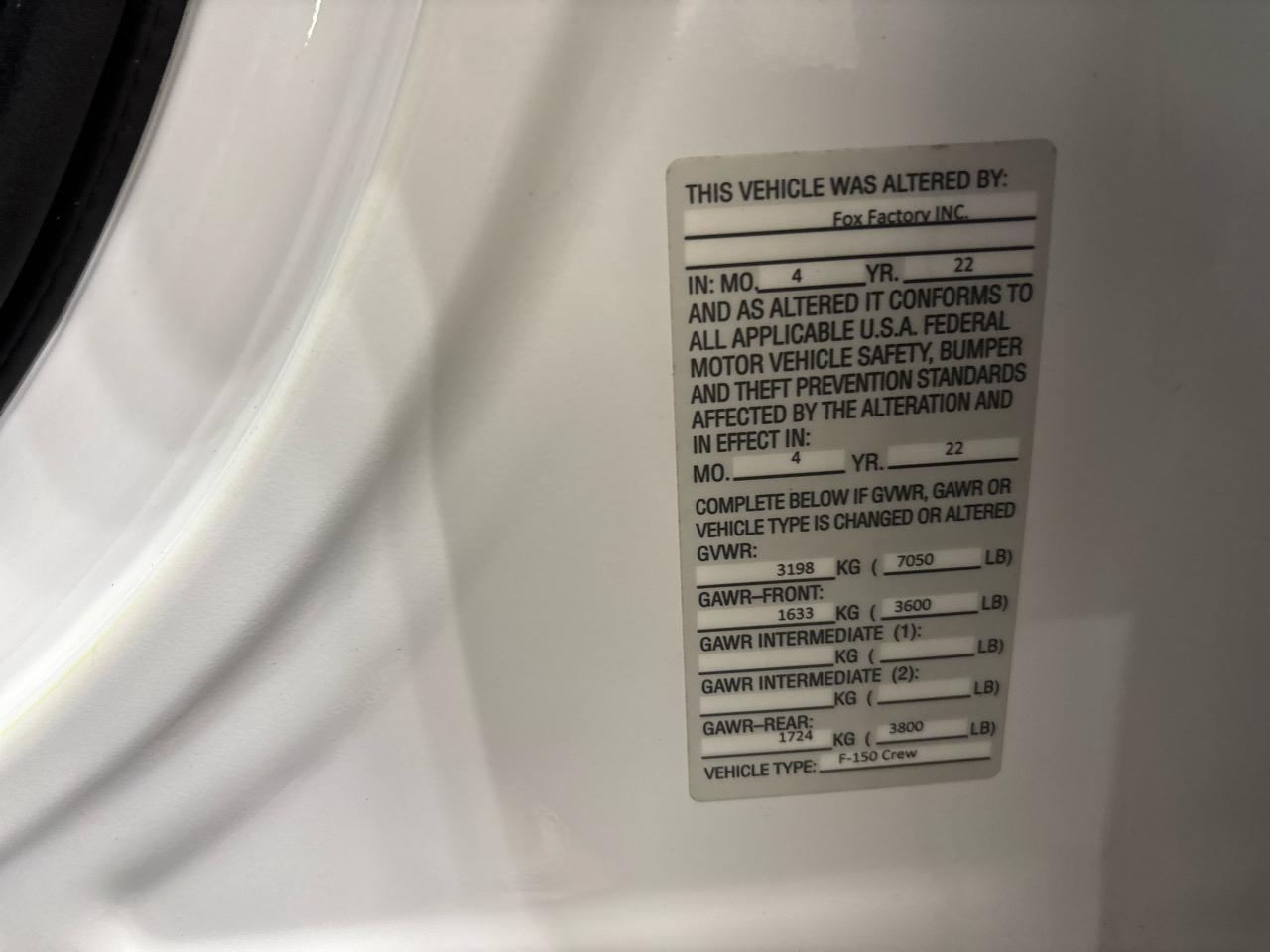 Ford F-150 4WD SuperCrew 145" FX4 2021