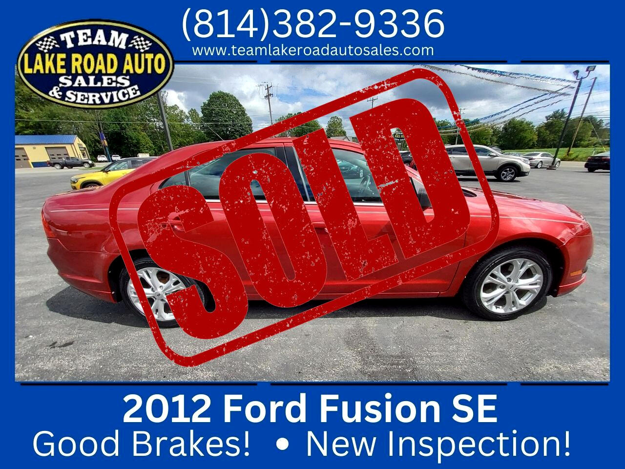 2012 Ford Fusion 4dr Sdn SE FWD
