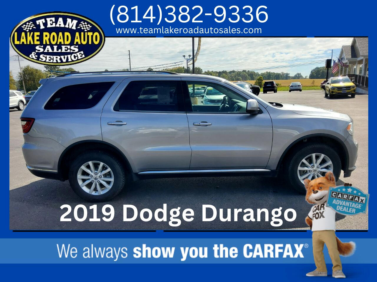 2019 Dodge Durango SXT Plus AWD
