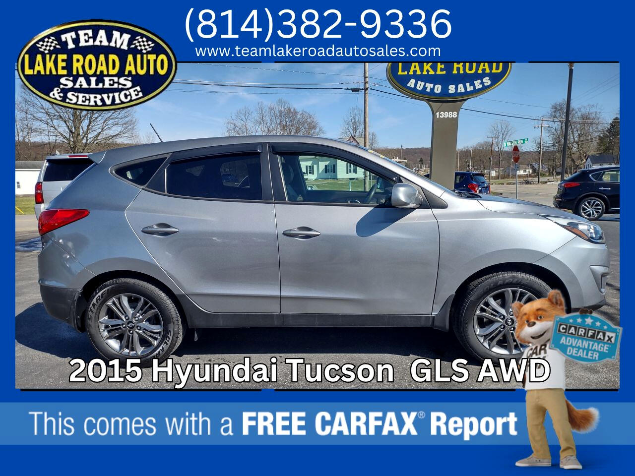 2015 Hyundai Tucson AWD 4dr GLS
