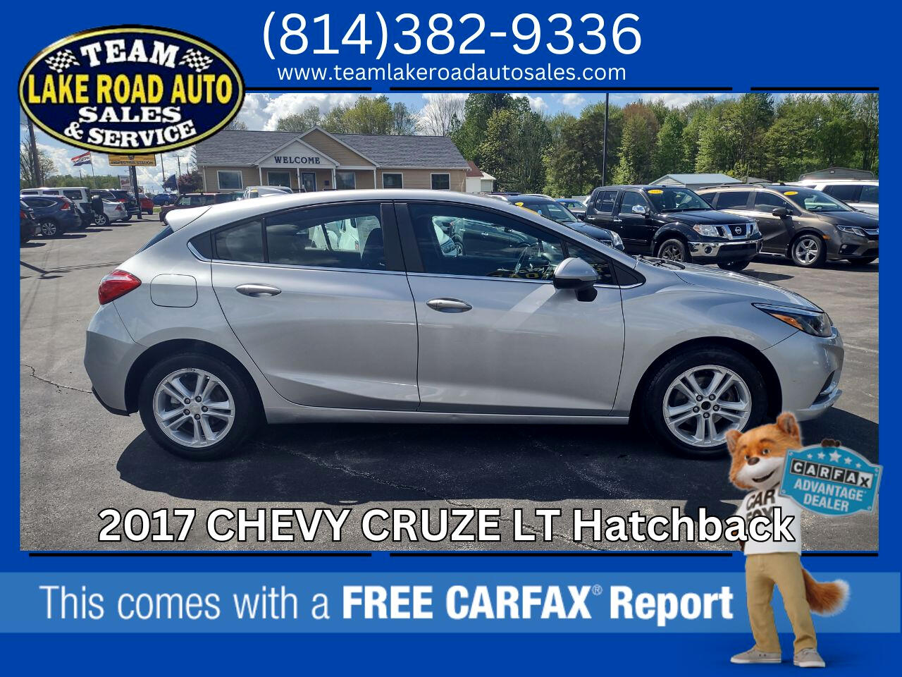 2017 Chevrolet Cruze 4dr HB 1.4L LT w/1SD