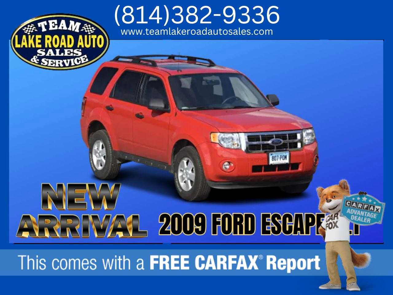 2009 Ford Escape FWD 4dr V6 Auto XLT