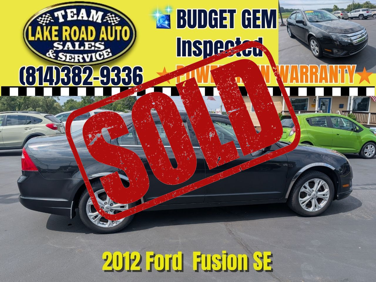 2012 Ford Fusion 4dr Sdn SE FWD