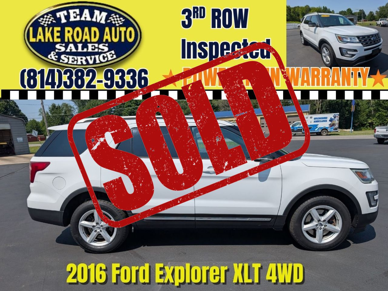 2016 Ford Explorer 4WD 4dr XLT