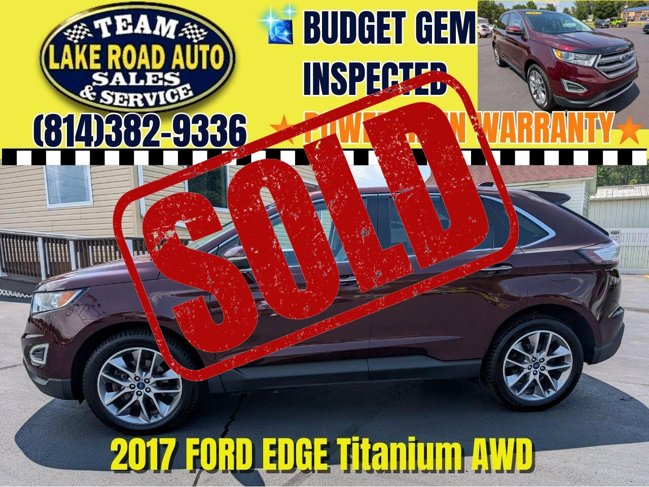 2017 Ford Edge Titanium AWD