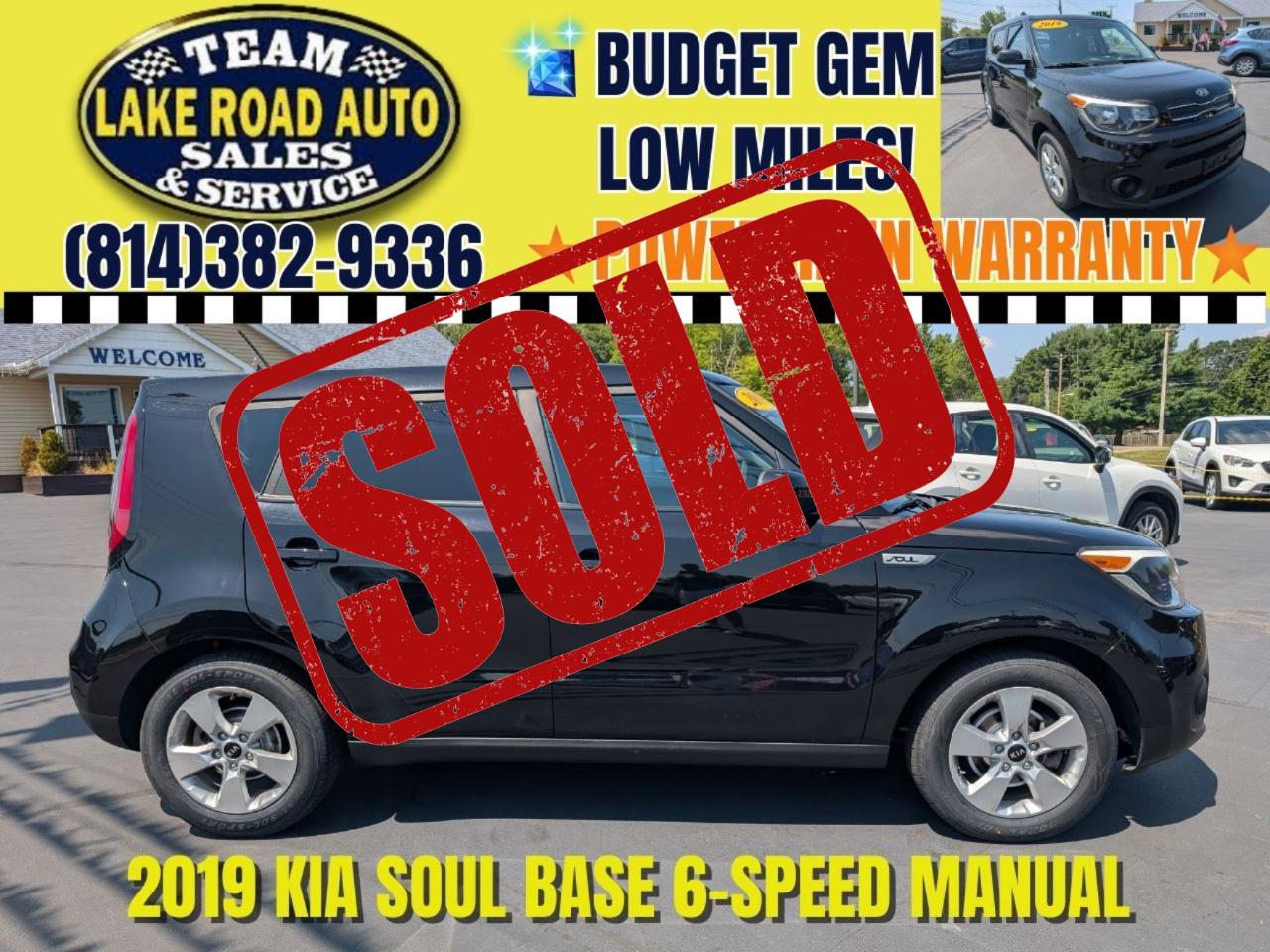 2019 Kia Soul Base Manual