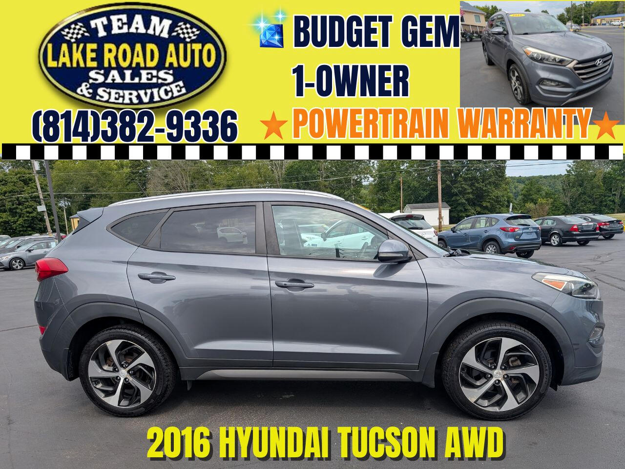 2016 Hyundai Tucson AWD 4dr Sport
