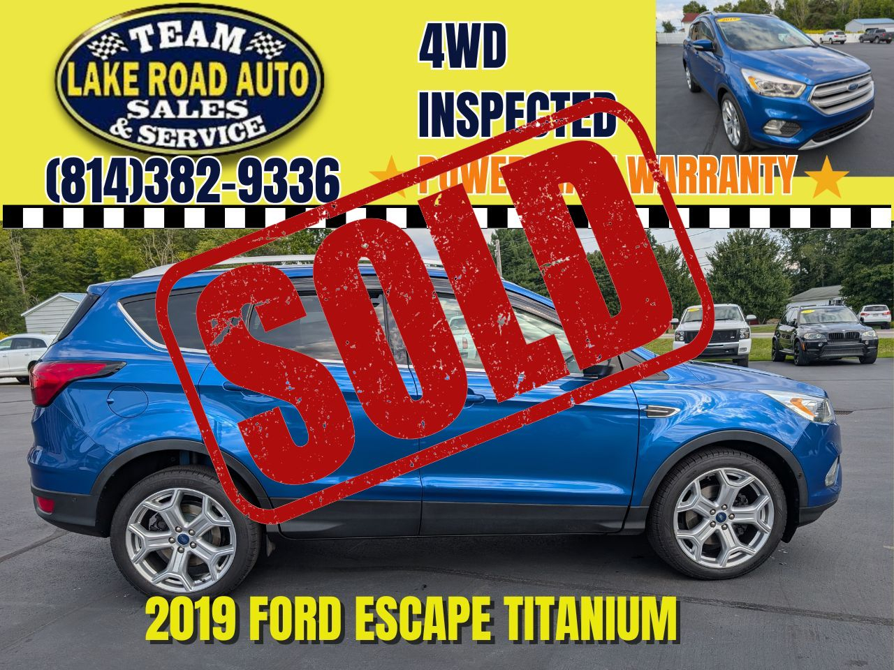 2019 Ford Escape Titanium 4WD