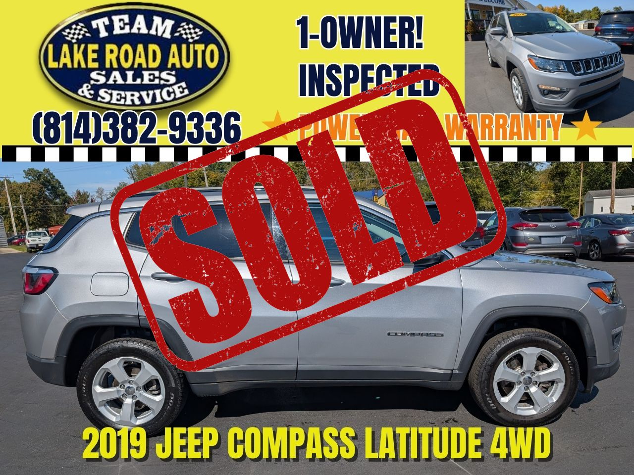 2019 Jeep Compass Latitude 4x4