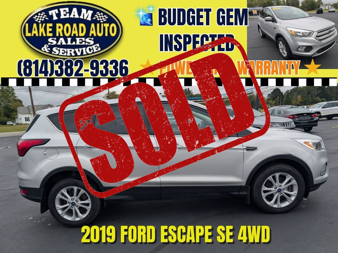 2019 Ford Escape SE 4WD