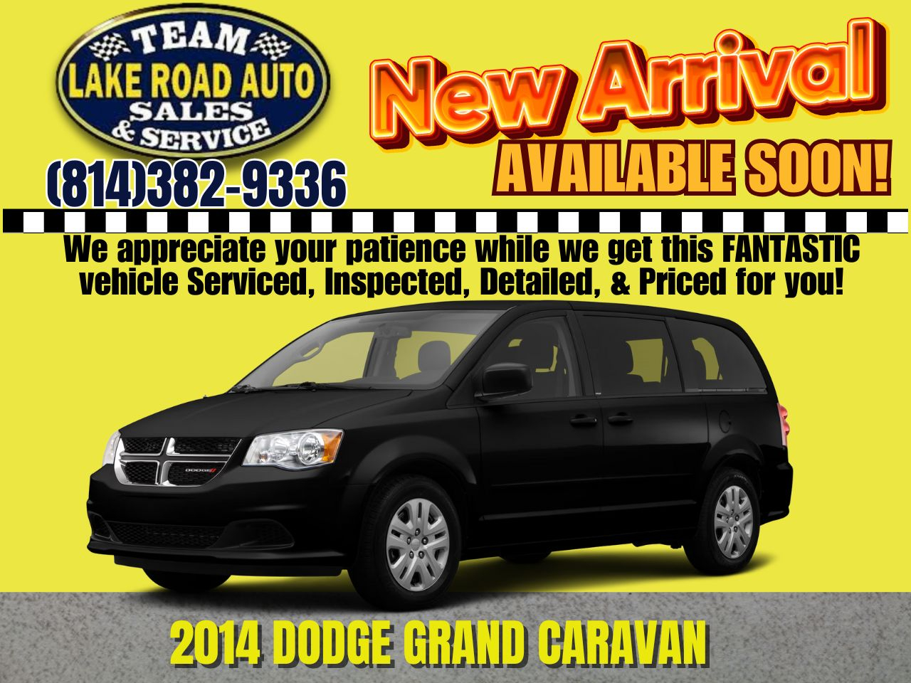 2014 Dodge Grand Caravan 4dr Wgn SE